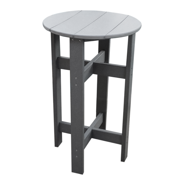 20” Round Side Table Bar Height