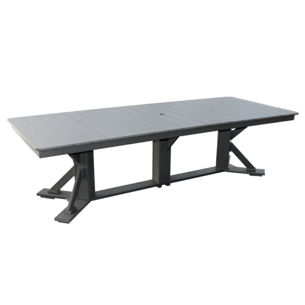 108” x 44” Patio Table with Straight Base