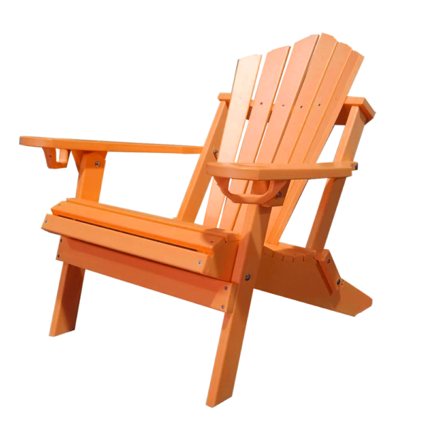 Traditional Folding Adirondack Chair Fan Back