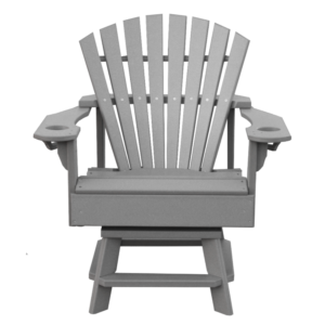 Patio Swivel Chair Round Back