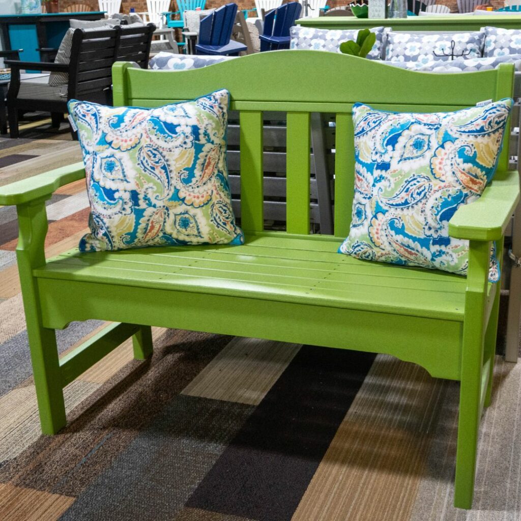 poly outdoor bench